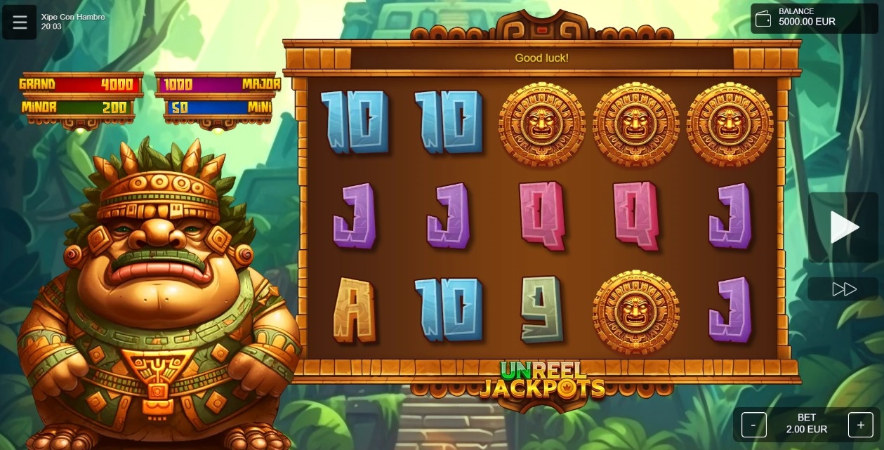 Xipe con Hambre Slot Gameplay