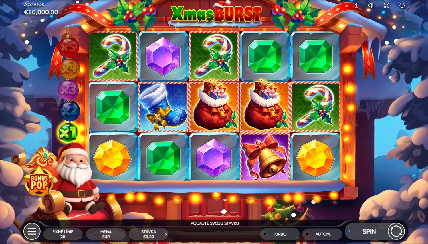 Xmas Burst Slot Gameplay