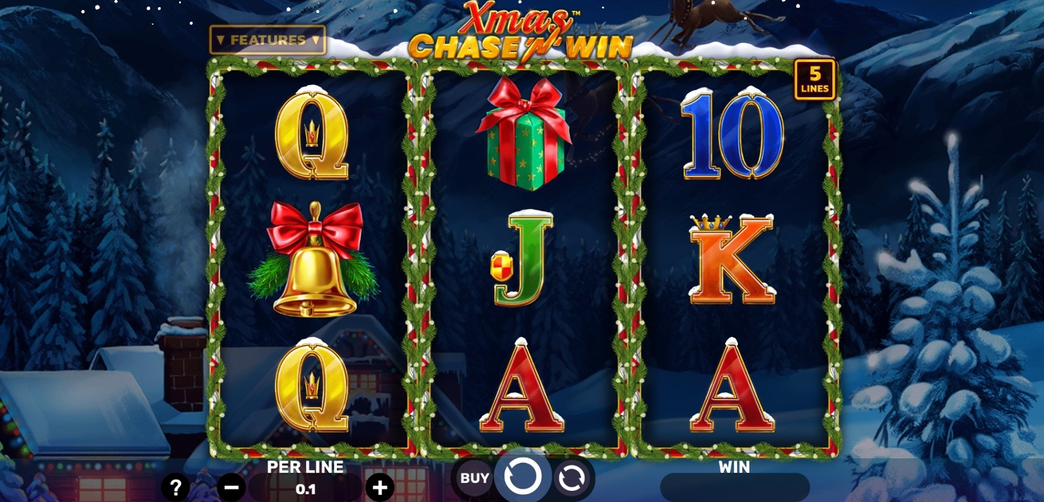 Xmas Chase 'N' Win Slot Gameplay