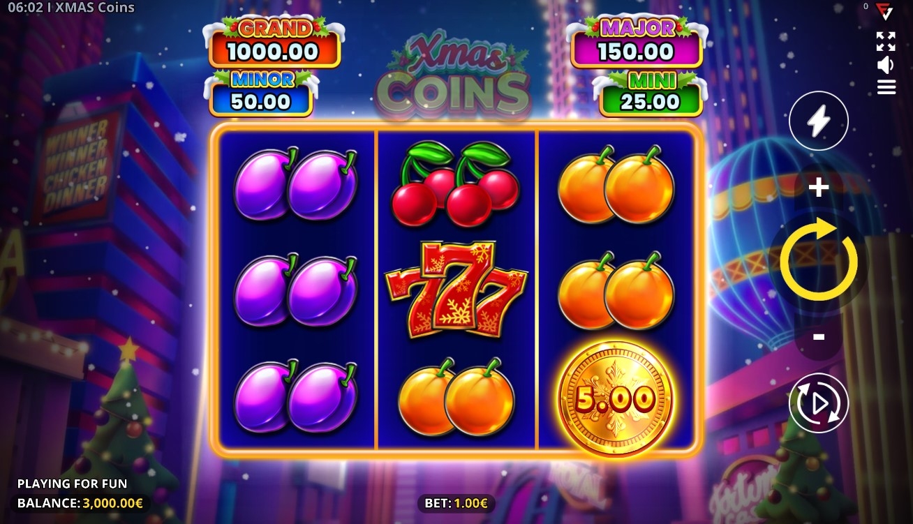 Xmas Coins Slot Gameplay