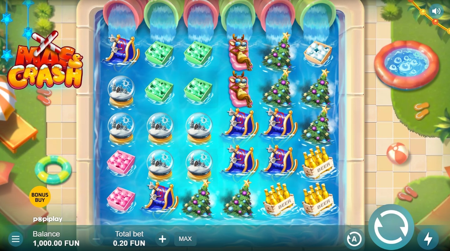 Xmas Crash Slot Gameplay
