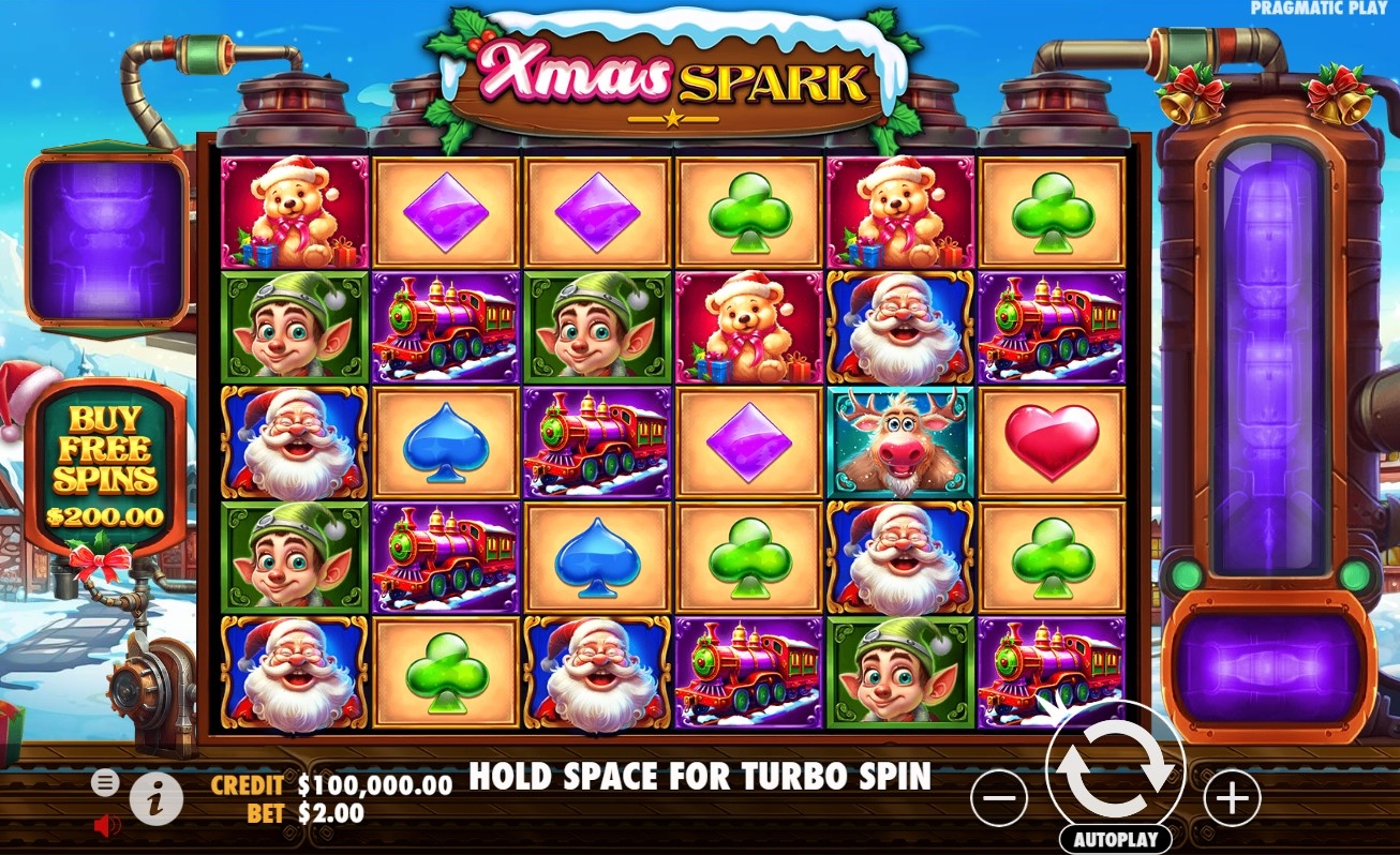Xmas Spark Slot Gameplay