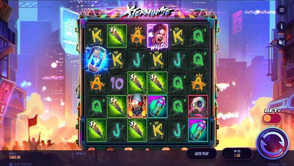 Xterminate Slot Gameplay