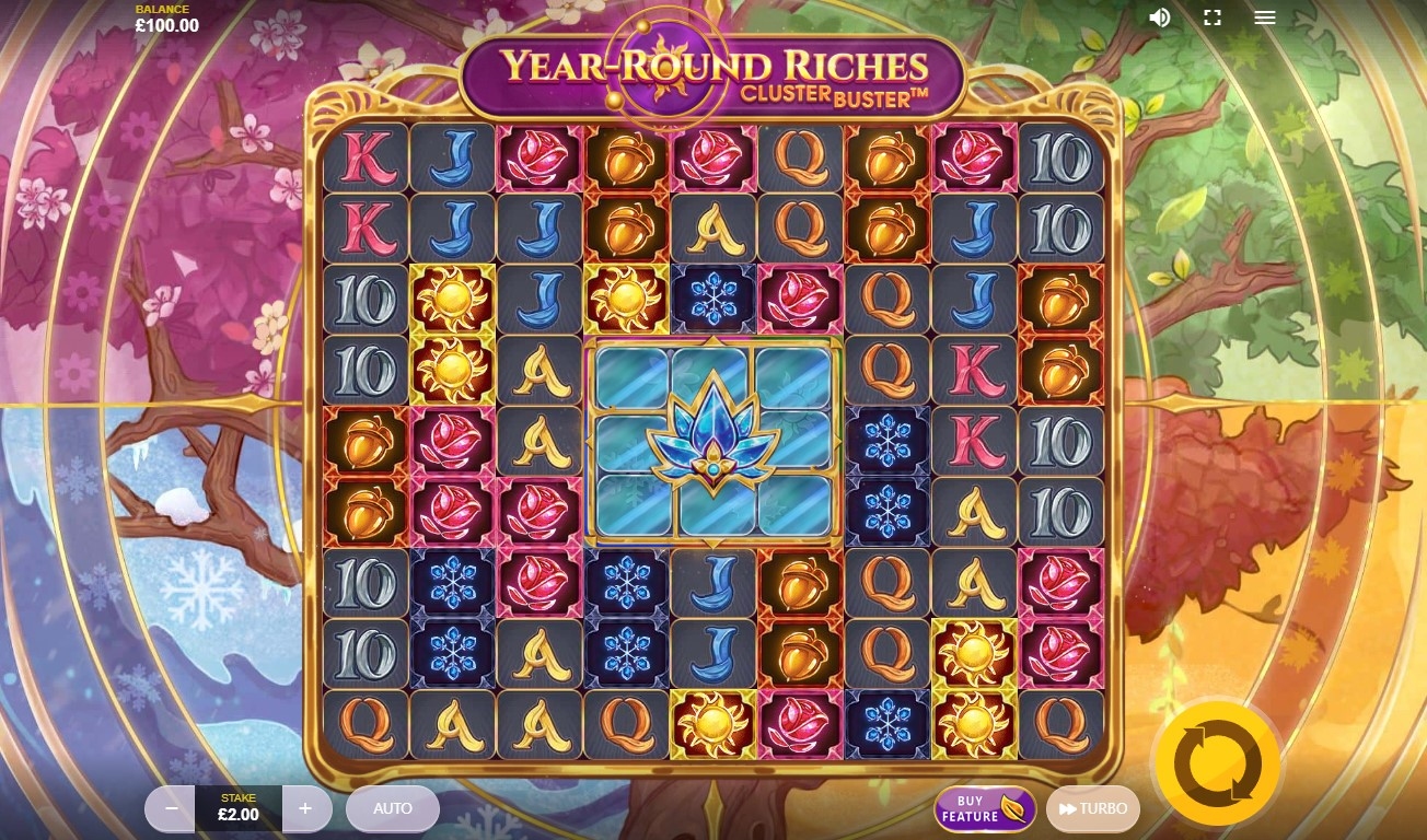 Year-Round Riches Clusterbuster Slot Gameplay