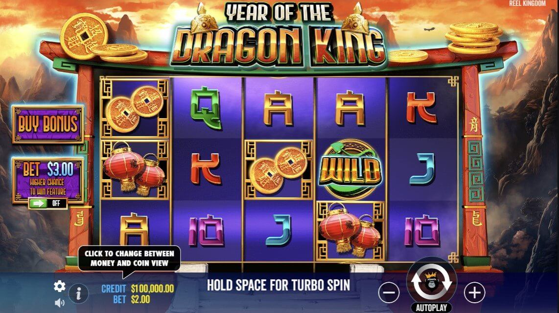 Year of the Dragon King Slot Gameplay