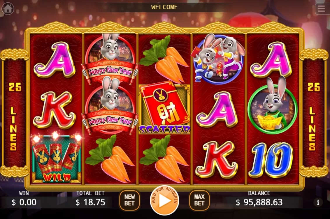 Year of the Rabbit (KA Gaming) Slot Gameplay