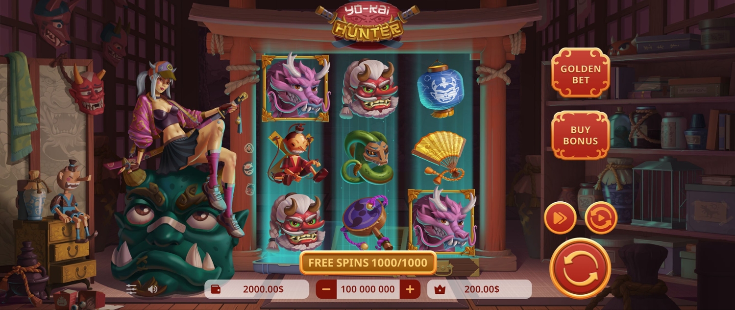 Yokai Hunter Slot Gameplay