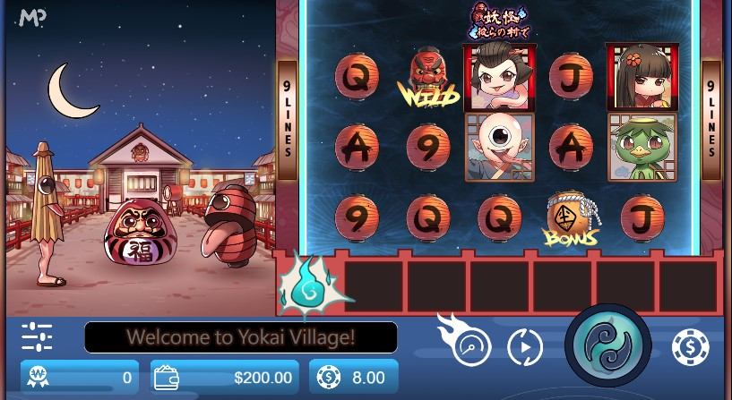 Yokai Village Slot Gameplay