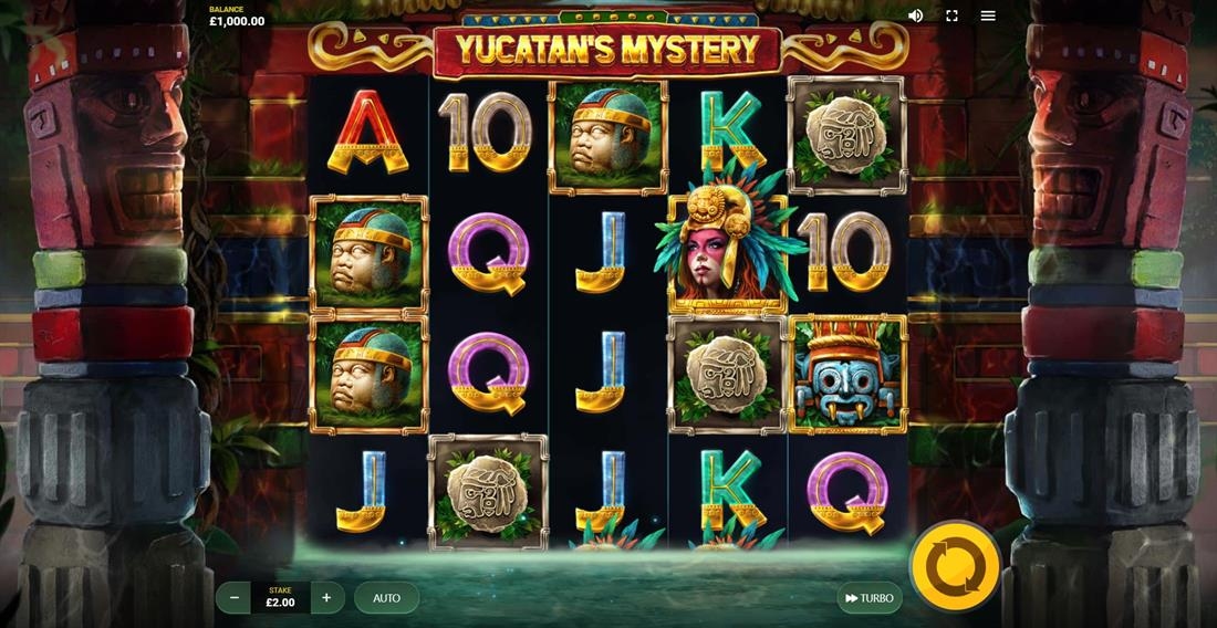 Yucatan's Mystery Slot Gameplay