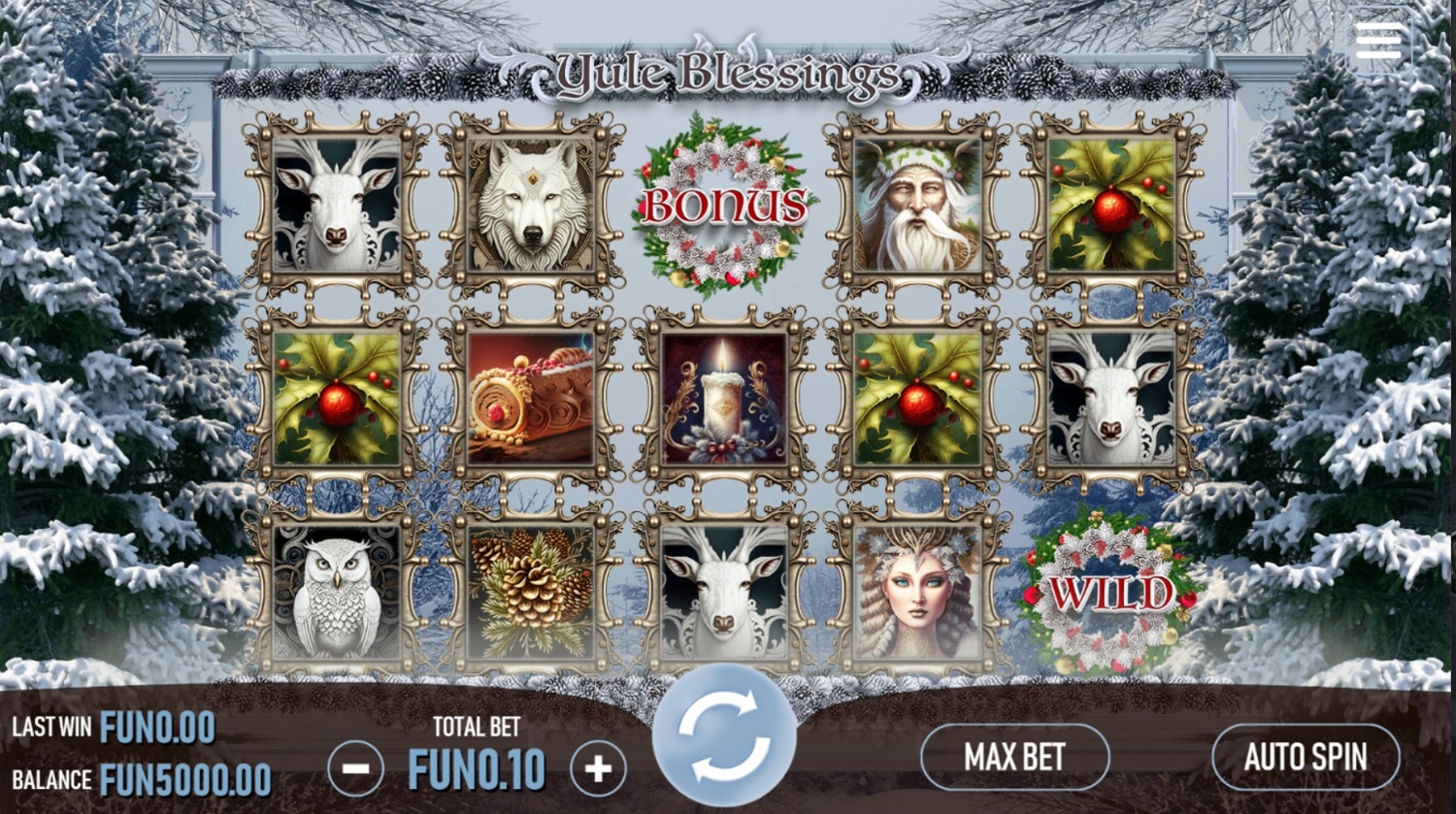 Yule Blessings Slot Gameplay