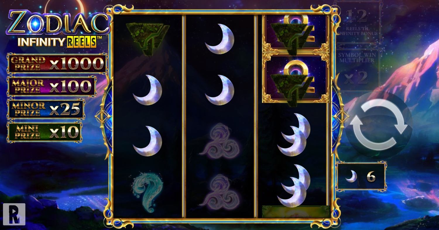 Zodiac Infinity Reels Slot Gameplay