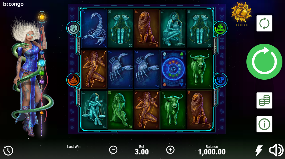 Zodiac Slot Gameplay