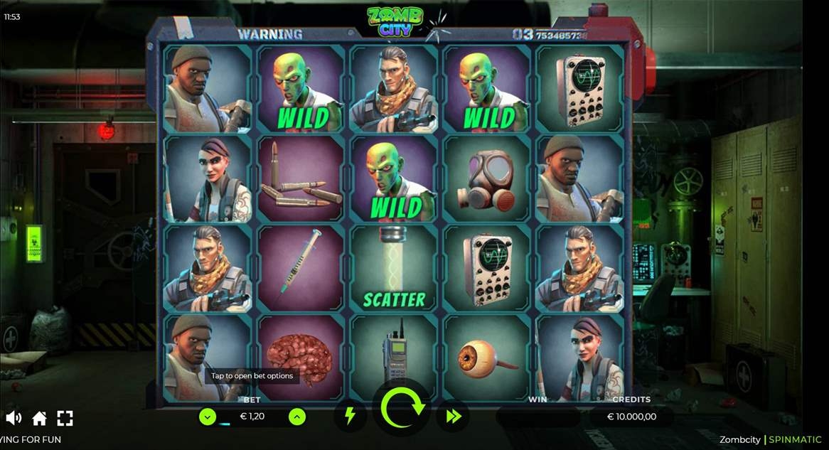 Zomb City Slot Gameplay