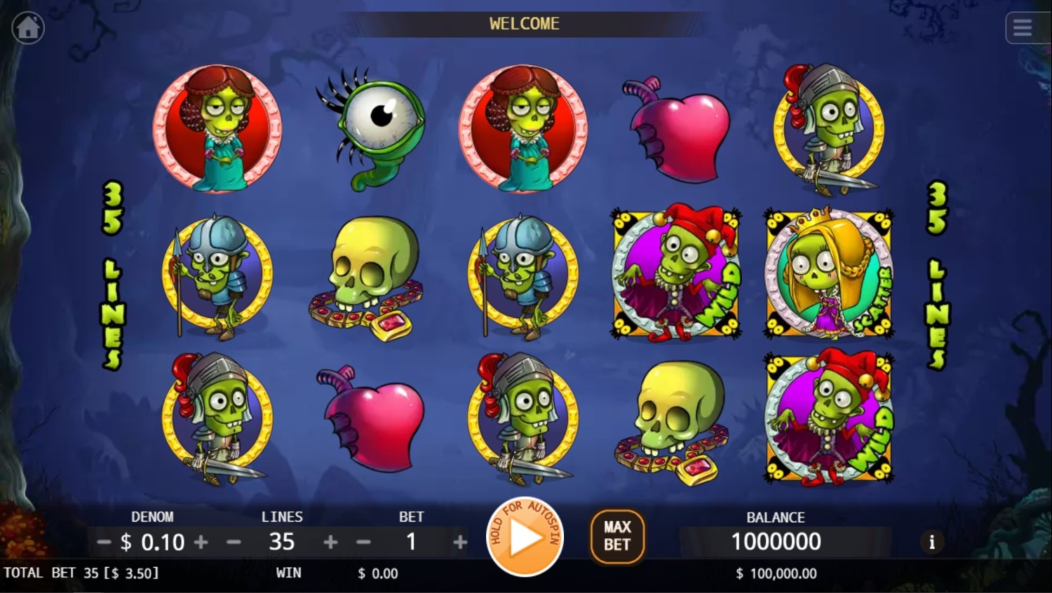 Zombie Land Slot Gameplay