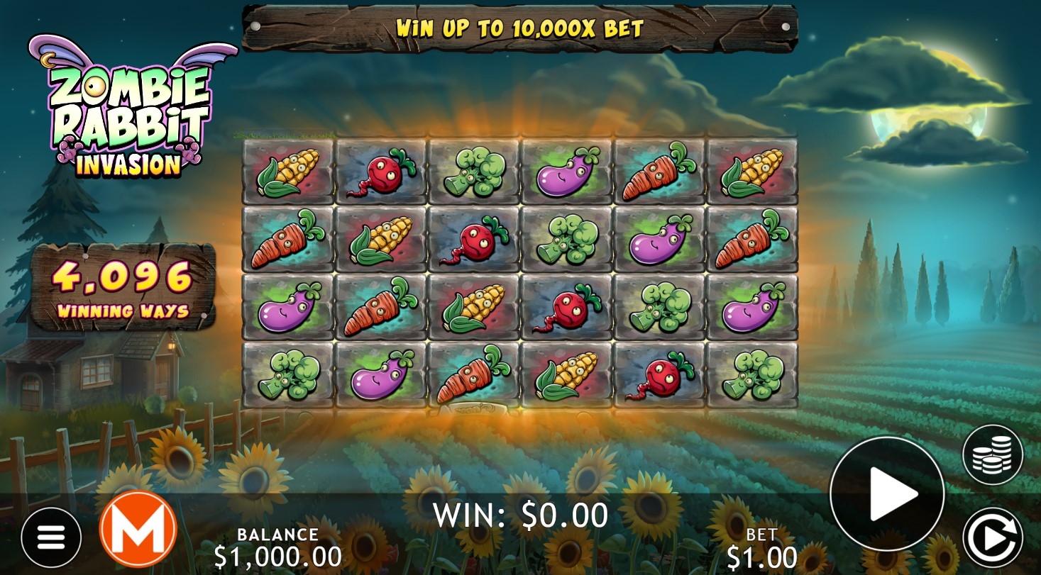 Zombie Rabbit Slot Gameplay