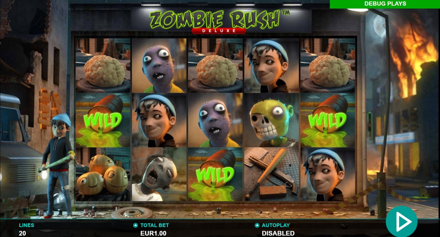 Zombie Rush Slot Gameplay