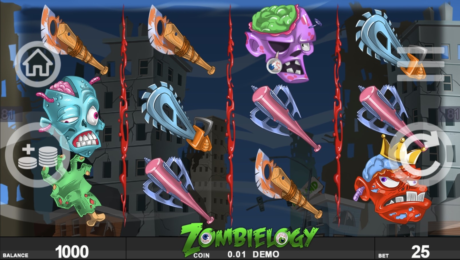 Zombielogy Slot Gameplay