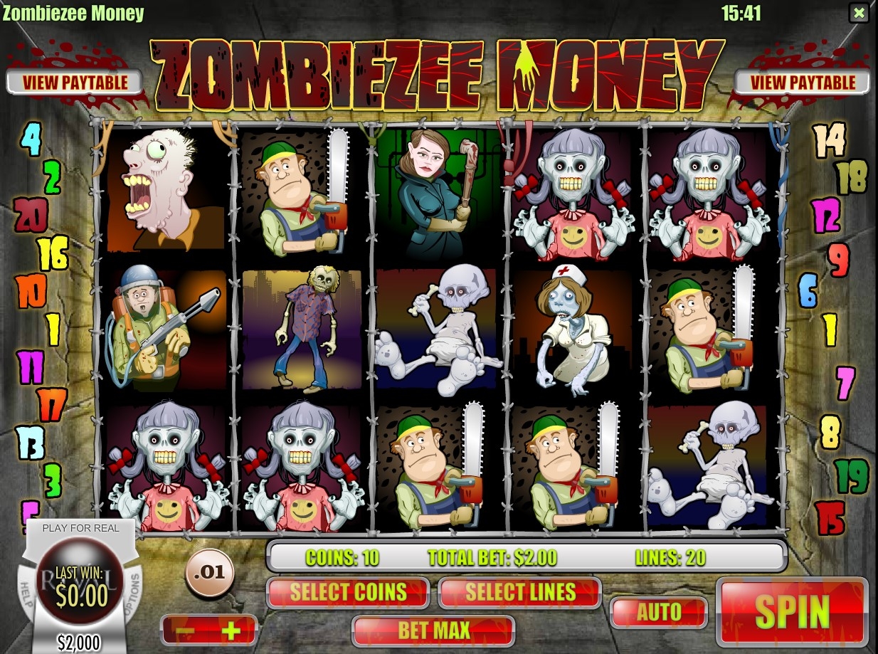 Zombiezee Money Slot Gameplay