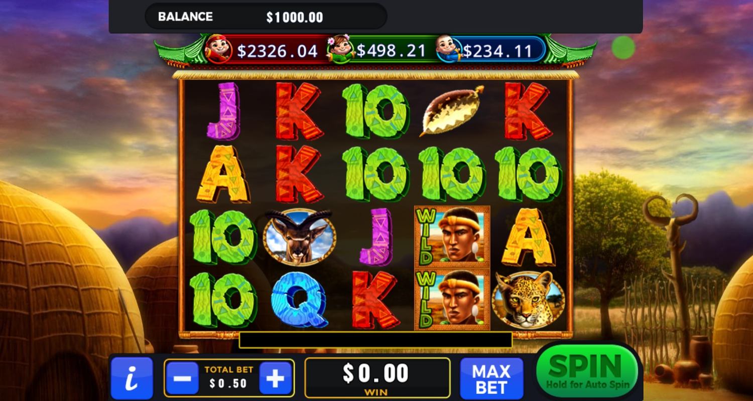 Zulu King Slot Gameplay