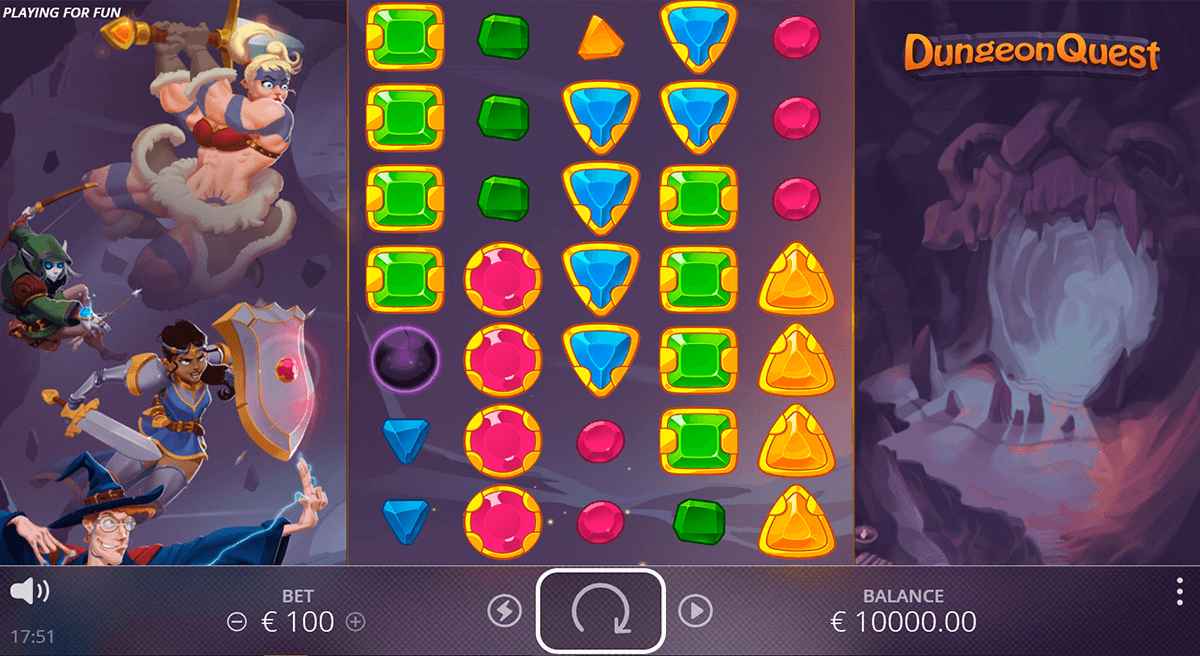 Dungeon Quest Slot Gameplay