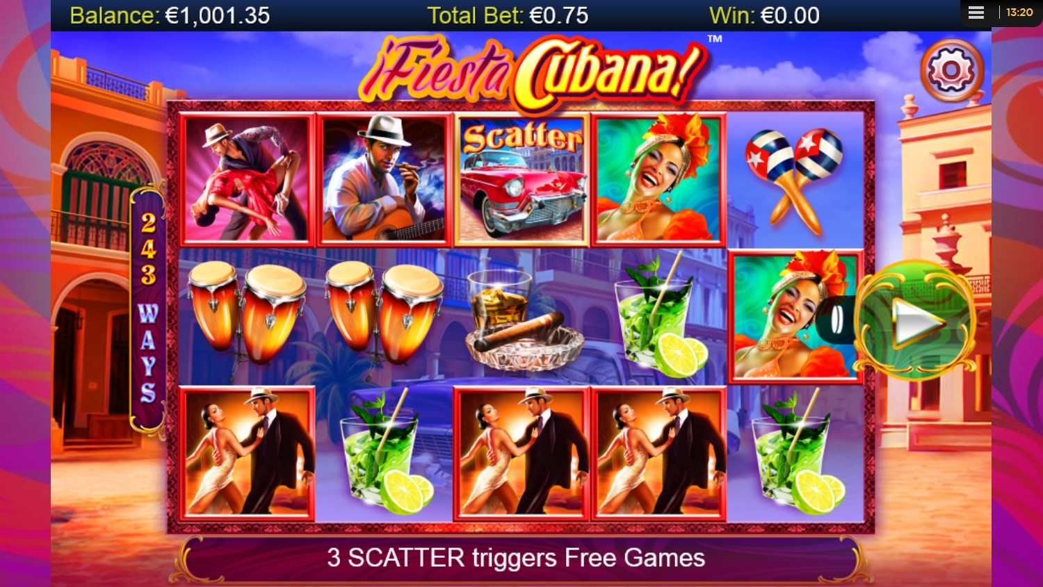 iFiesta Cubana! Slot Gameplay