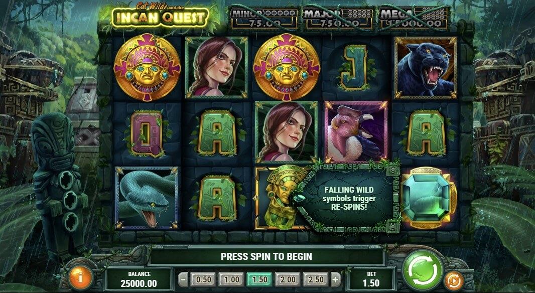 Incan Quest Slot Gameplay