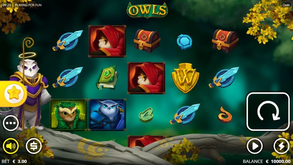 Owls Slot Gameplay