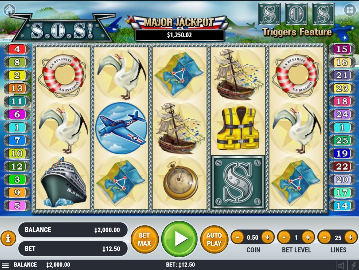 S.O.S! Slot Gameplay