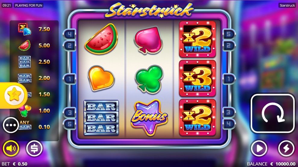 Starstruck Slot Gameplay