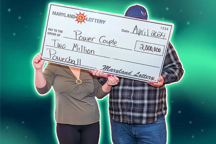 A couple from the United States won $2 million in the Powerball lottery by purchasing two identical tickets