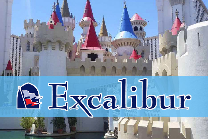 A jackpot of $12 million was won at the Excalibur Hotel and Casino