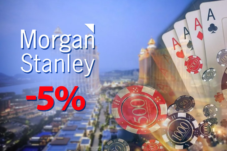 Analysts at Morgan Stanley have revised their forecast for Macau's gaming revenue in 2023, lowering it by 5%
