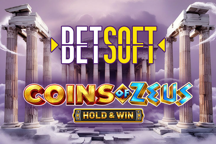Betsoft Gaming has launched a new video slot titled "Coins of Zeus – Hold & Win," featuring unique functionalities and jackpots