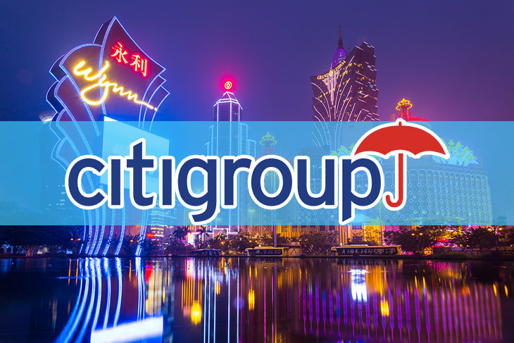 Citigroup reported a 144% year-on-year increase in casino revenues in Macau during the early days of May