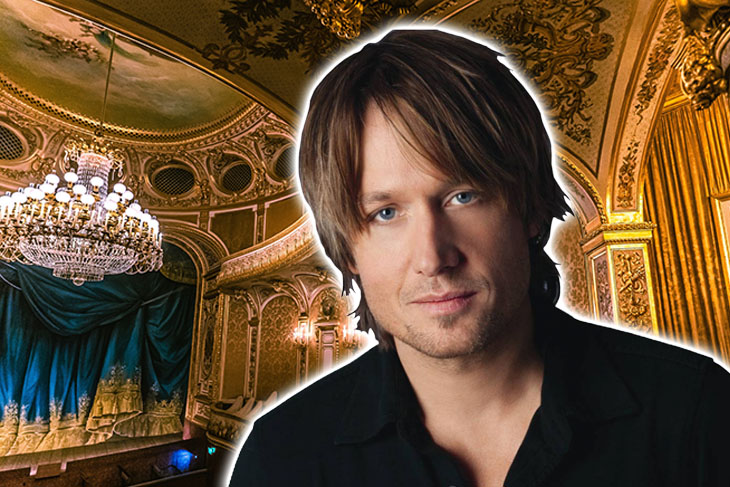 Country star Keith Urban will perform ten concerts at the Fontainebleau Casino arena in Las Vegas