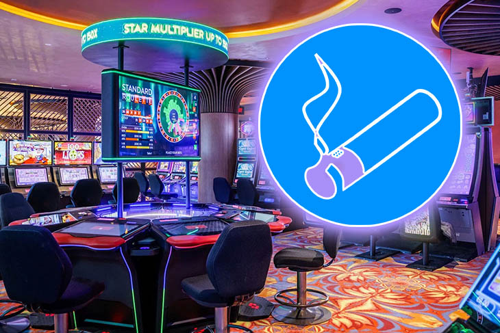 Delaware Park Casino has opened a new gaming area for smoking patrons