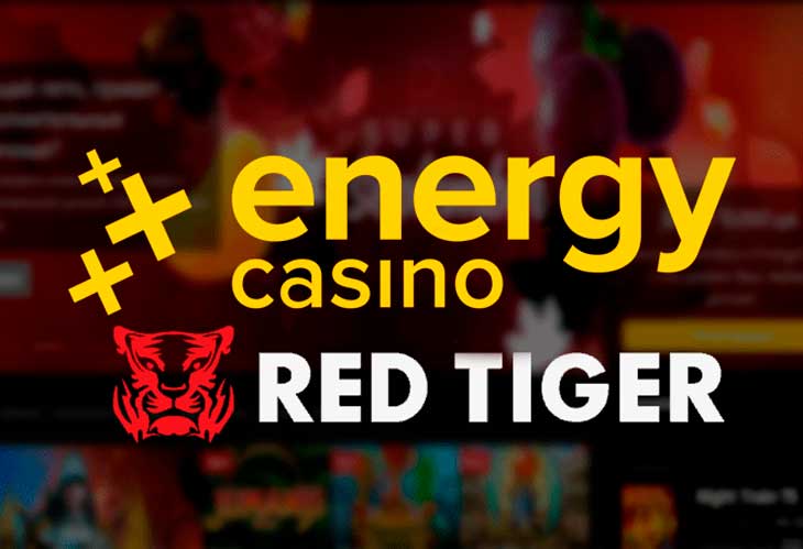 Energy Casino has added games from Red Tiger