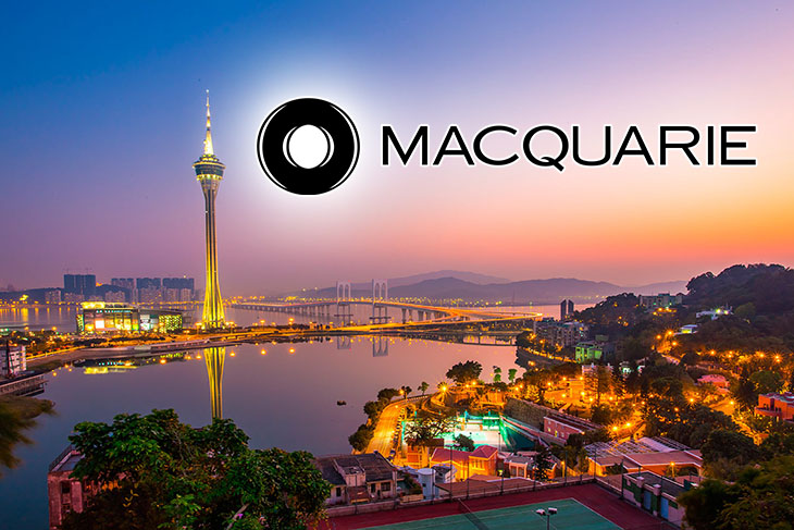 Macquarie forecasts that Macau's gross gaming revenue will reach $18.7 billion in April