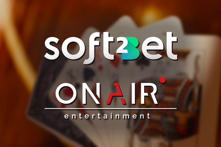 Supplier Soft2Bet has signed an agreement with online casino OnAir Entertainment