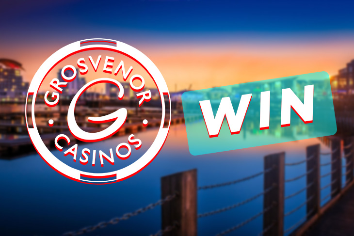 Two visitors to the Grosvenor Casino in Cardiff have become £38,000 richer