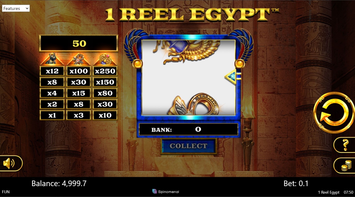 1 Reel Egypt Gameplay Image