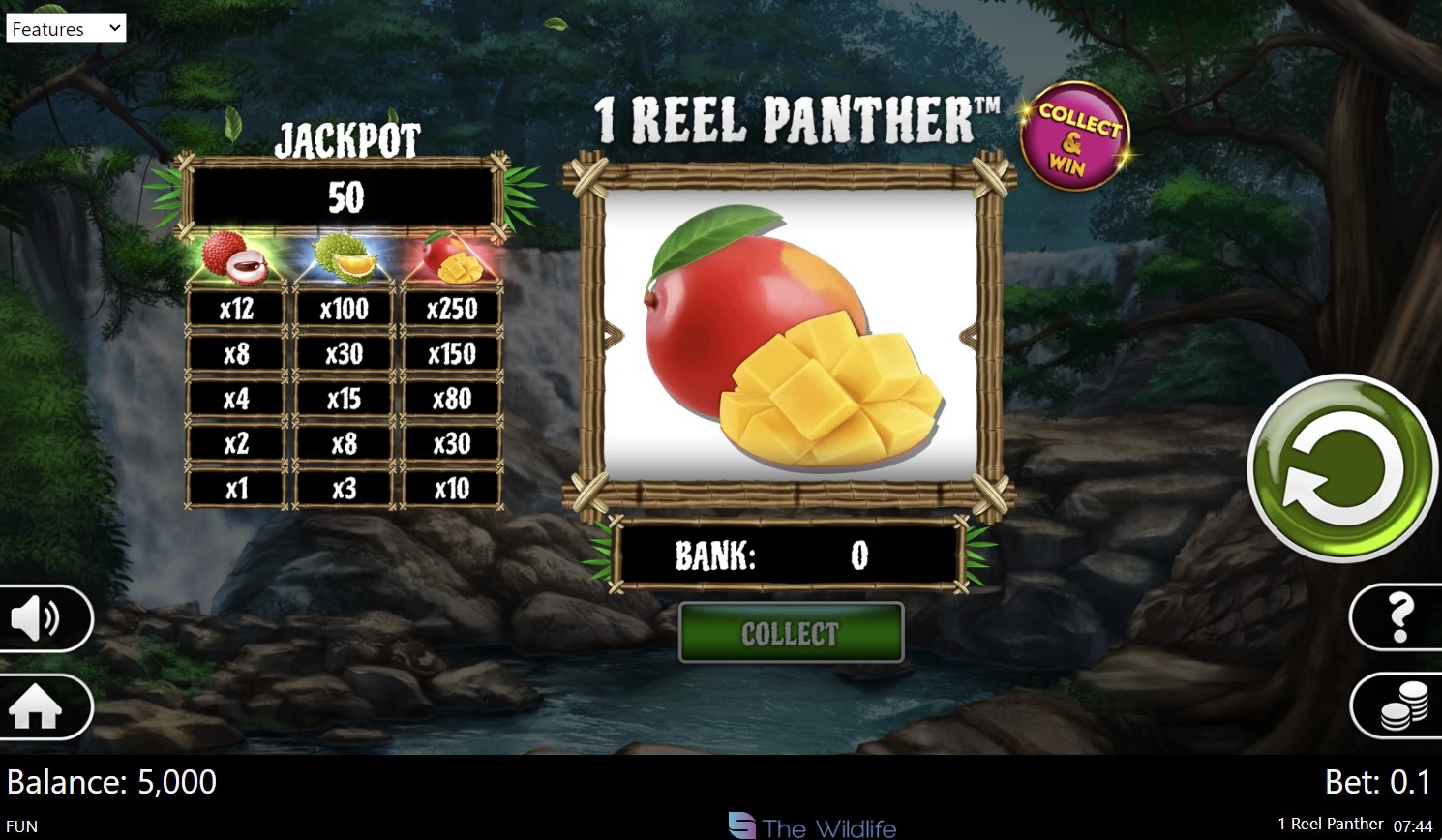 1 Reel Panther Gameplay Image