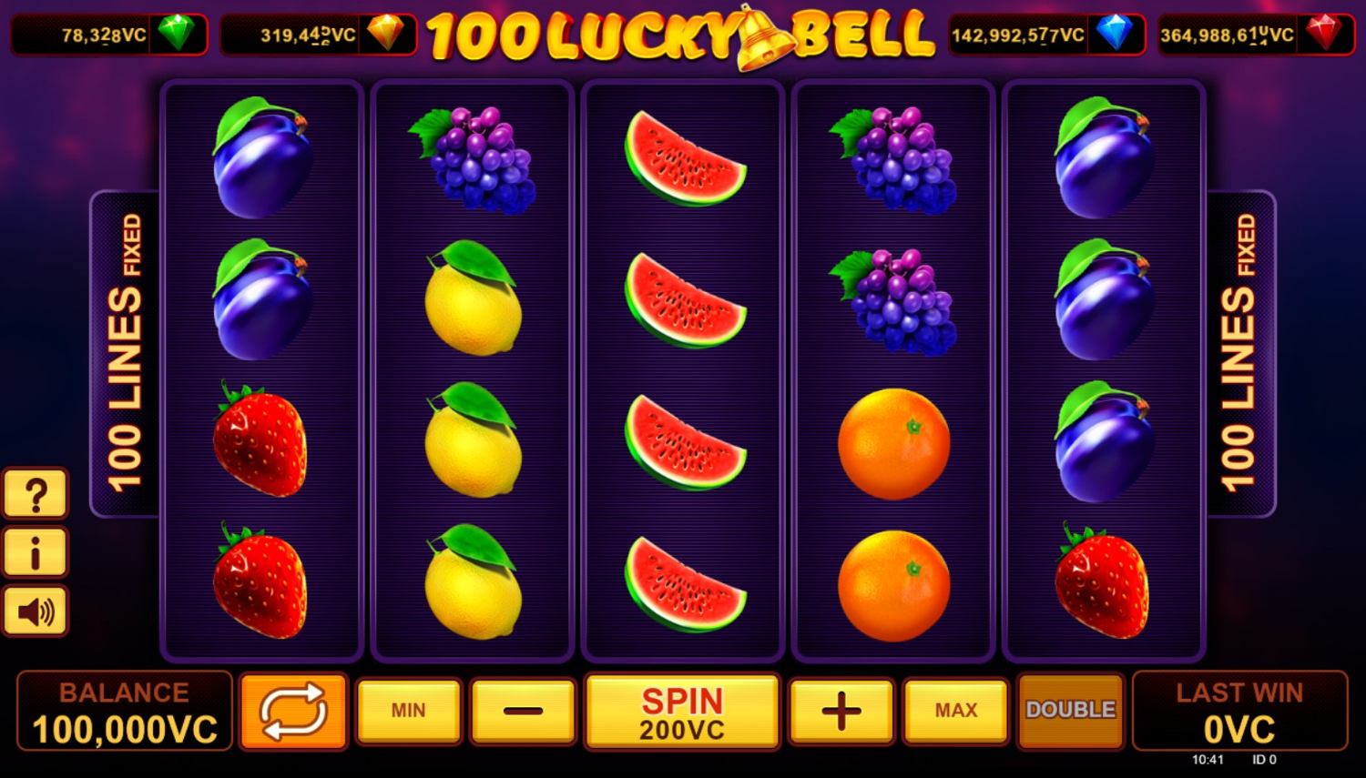 100 Lucky Bell Gameplay Image