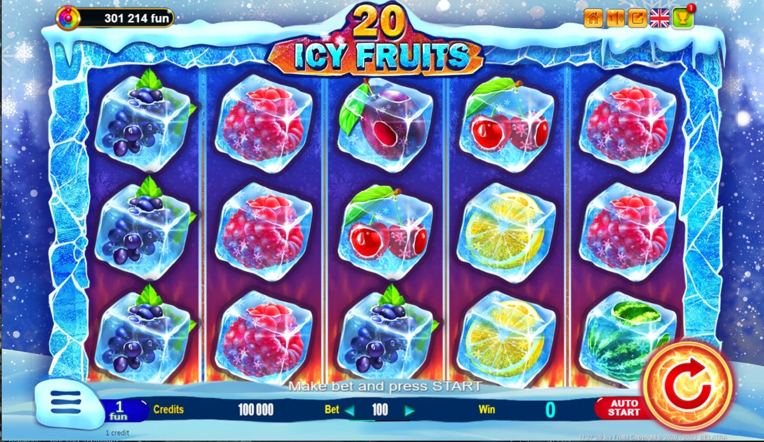 20 Icy Fruits Gameplay Image