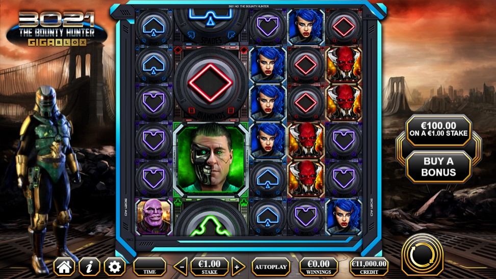 3021 The Bounty Hunter Gigablox Gameplay Image