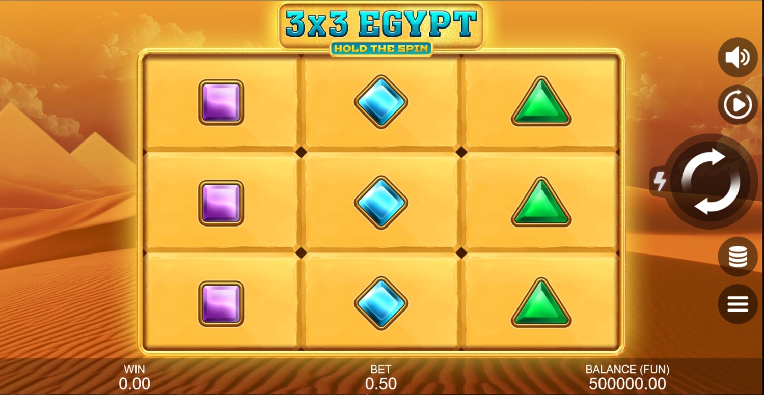 3×3 Egypt: Hold The Spin Gameplay Image