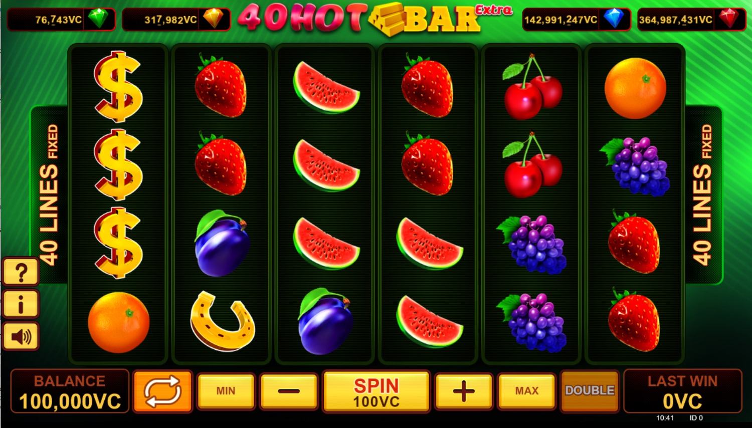 40 Hot Bar Extra Gameplay Image