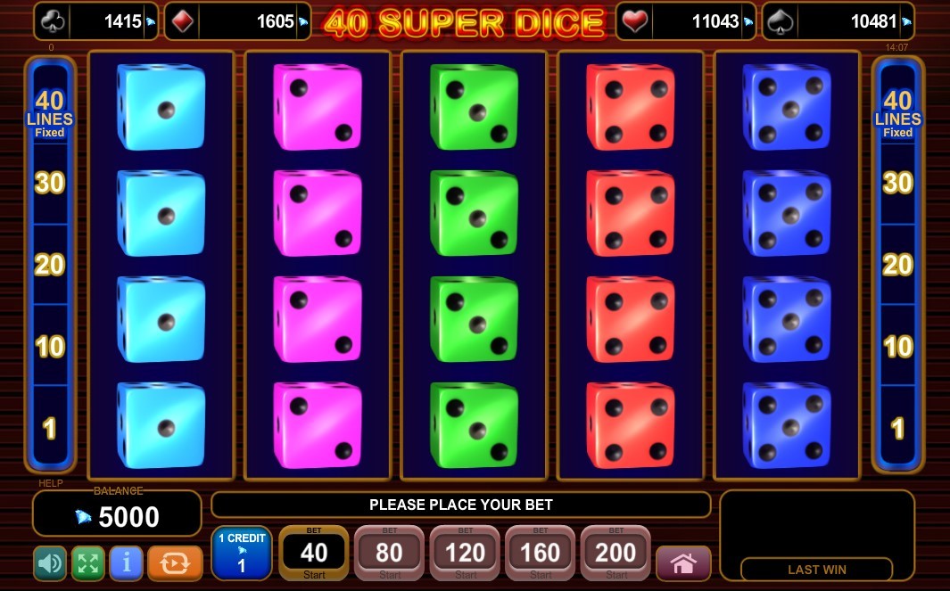 40 Super Dice Gameplay Image