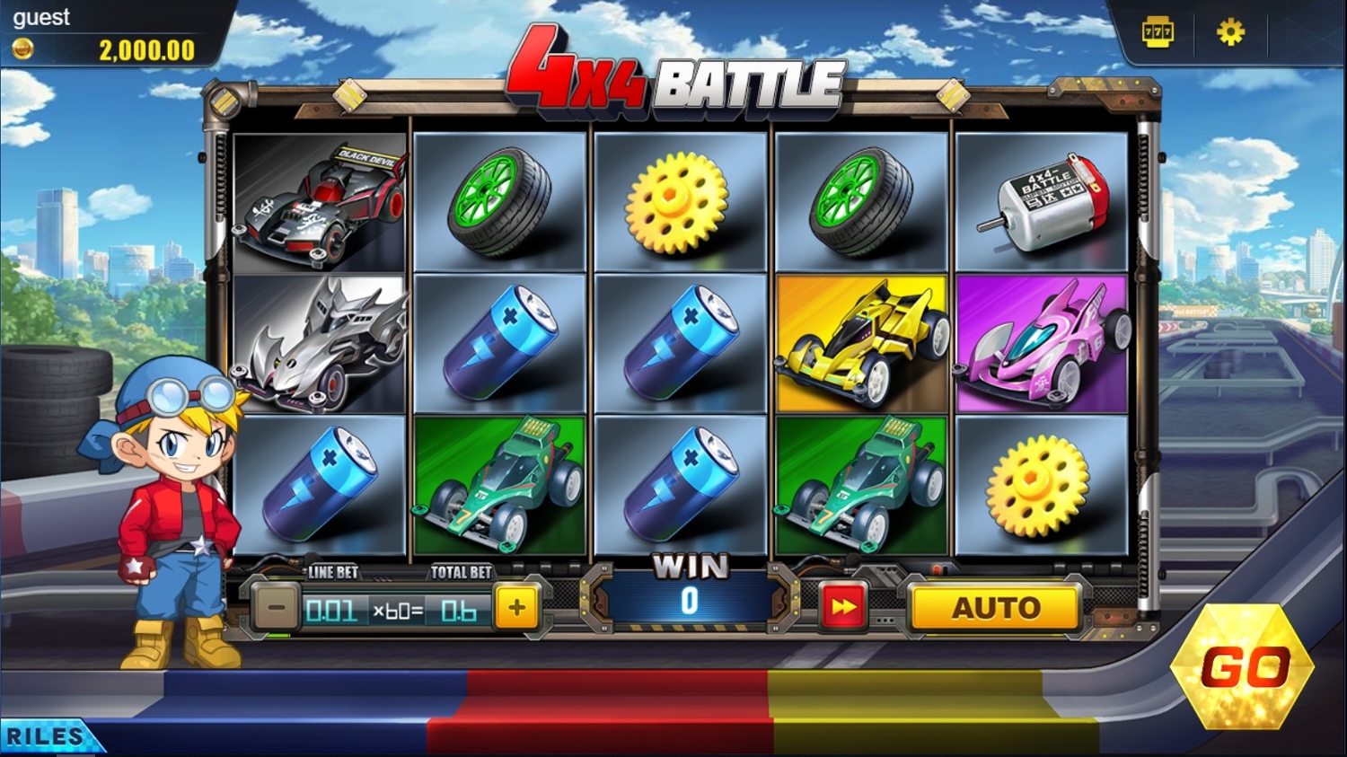 4×4 Battle Gameplay Image