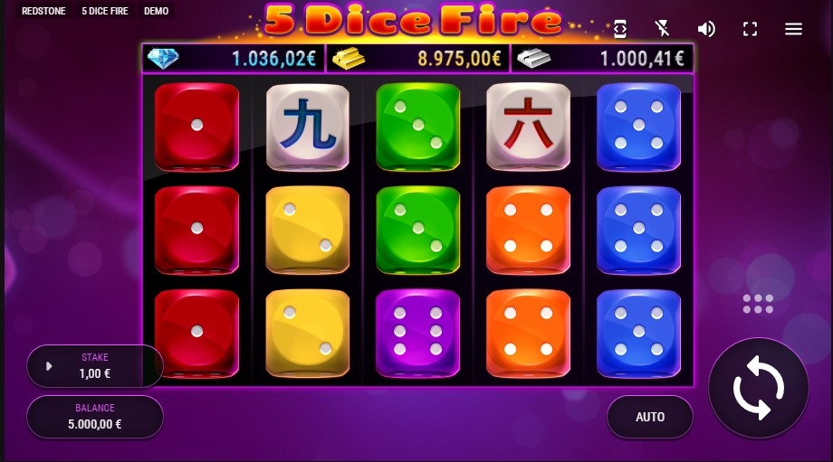 5 Dice Fire Gameplay Image